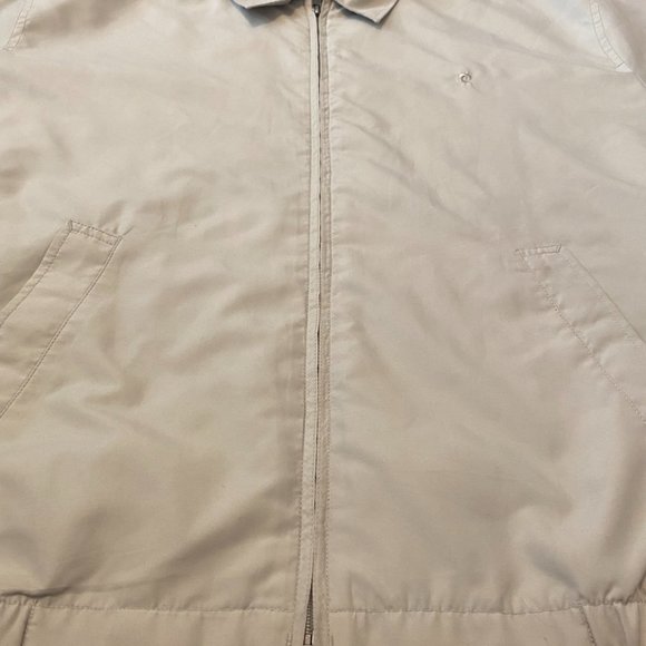 Vintage Pierre Cardin Men's Tan Zip-Up Jacket, Lightweight, Classic Design M-XL - Picture 8 of 8